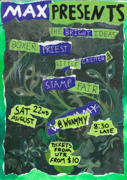 Max Presents: Stamp Fair, Boxer Priest, The Bright Ideas