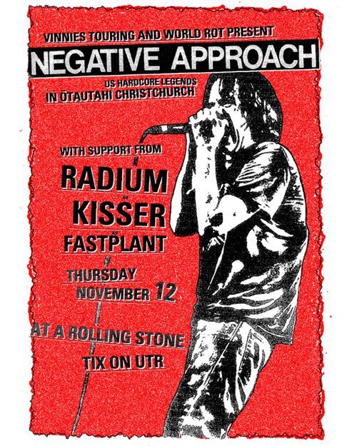 Negative Approach (USA), Radium, Kisser, Fastplant @ A Rolling Stone 18+