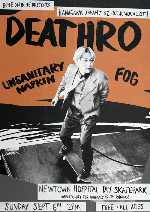 DEATHRO (JPN) Hospital Skatepark Gig