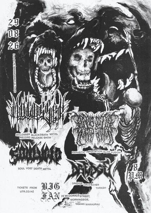 Soul Void, Molosser (EP Release), Parasitic Infestation, Dredge